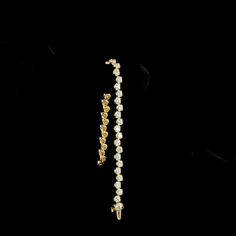 6ctw Pave Micro Round Tennis Bracelet