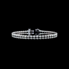 2-1/2ctw Prong East West Pear Tennis Bracelet