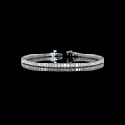 4ctw Prong Emerald Tennis Bracelet