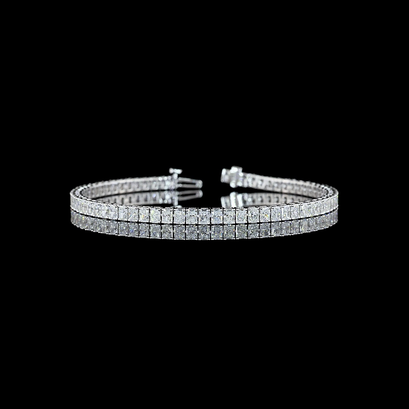 6ctw Prong Radiant Tennis Bracelet