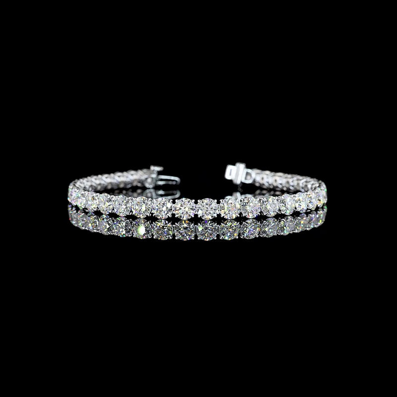 14ctw Prong Round Tennis Bracelet