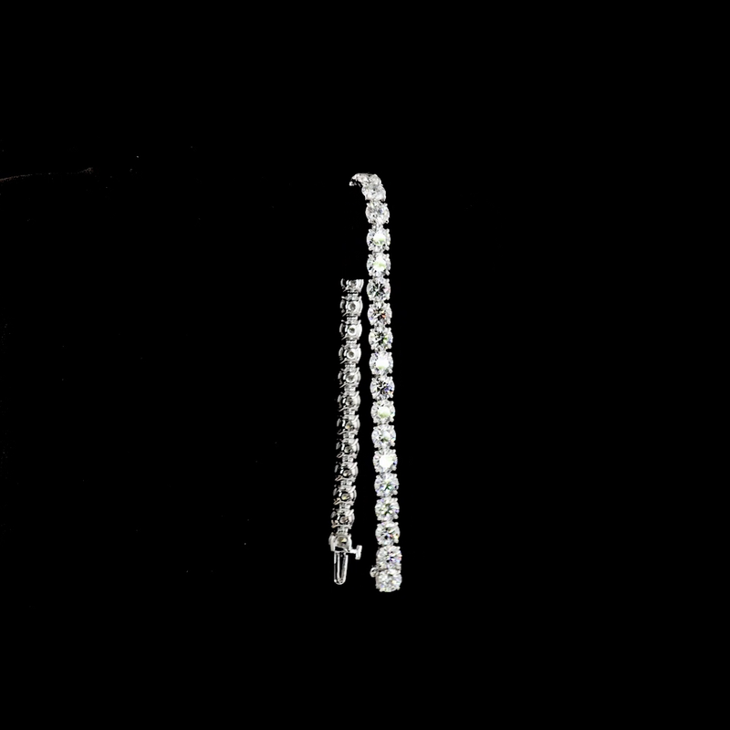 14ctw Prong Round Tennis Bracelet