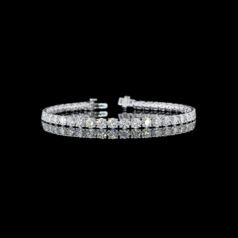 9ctw Prong Round Tennis Bracelet