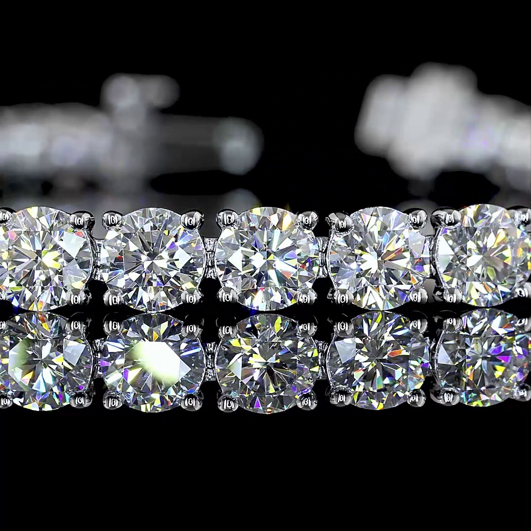 9ctw Prong Round Tennis Bracelet