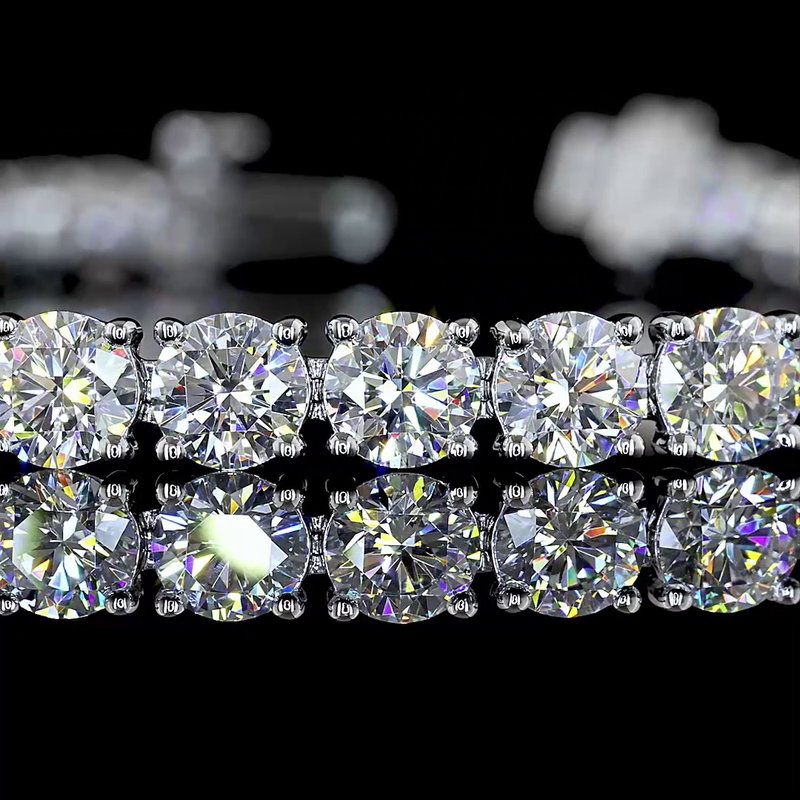 9ctw Prong Round Tennis Bracelet