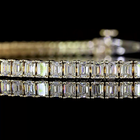 4ctw Prong Emerald Tennis Bracelet