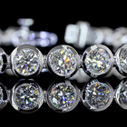 9ctw Bezel Round Tennis Bracelet