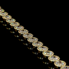9ctw Pave Micro Round Tennis Bracelet