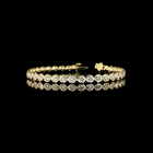 7ctw Bezel Round Tennis Bracelet