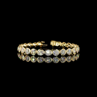 15ctw Bezel Round Tennis Bracelet