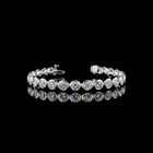 14ctw Bezel Round Tennis Bracelet