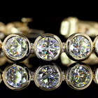 20ctw Bezel Round Tennis Bracelet