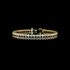 3ctw Bezel Round Tennis Bracelet