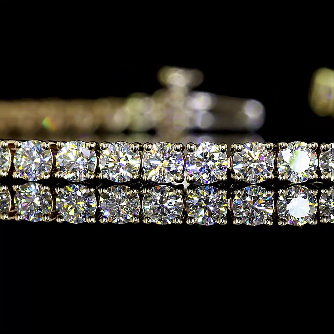 4ctw Prong Round Tennis Bracelet