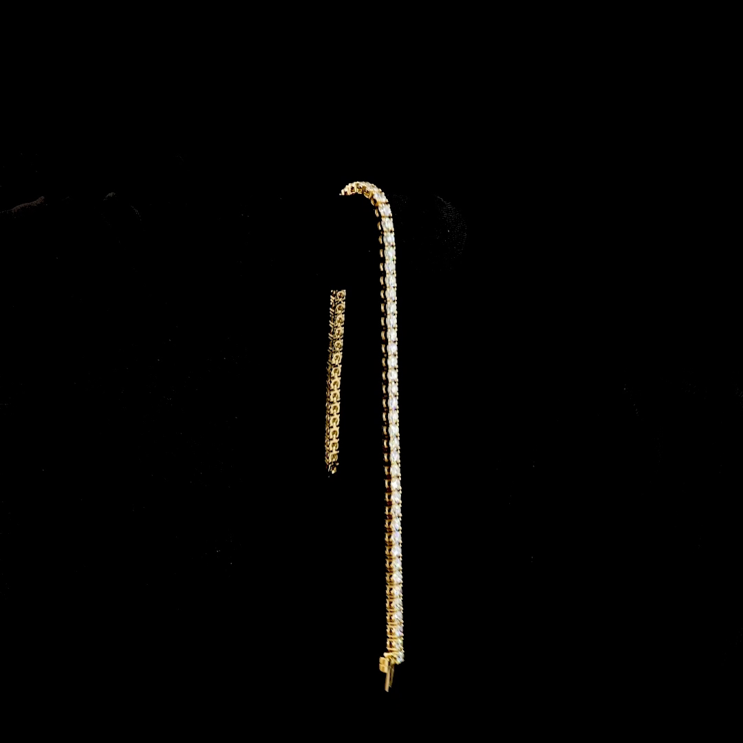 4ctw Prong Round Tennis Bracelet