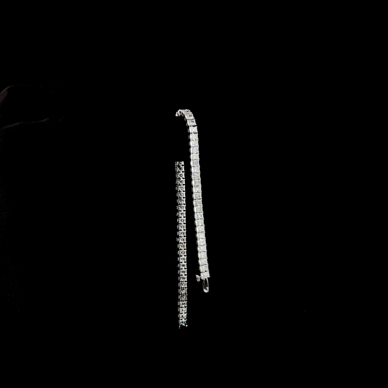 7ctw Prong Radiant Tennis Bracelet