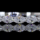 4-1/2ctw Prong East West Oval Bangle Bracelet