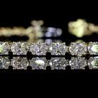 5ctw Prong East West Oval Tennis Bracelet