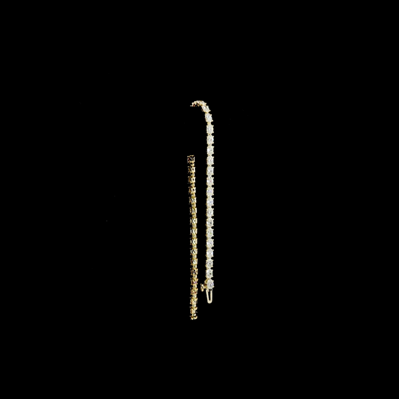 5ctw Prong East West Oval Tennis Bracelet