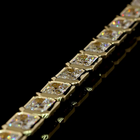 14ctw Bezel East West Radiant Tennis Bracelet