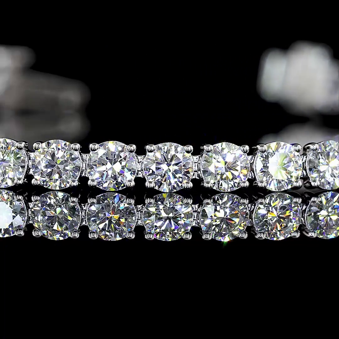 5ctw Prong Round Tennis Bracelet
