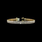 5ctw Prong East West Radiant Tennis Bracelet