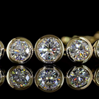 6ctw Bezel Round Riviera Bracelet