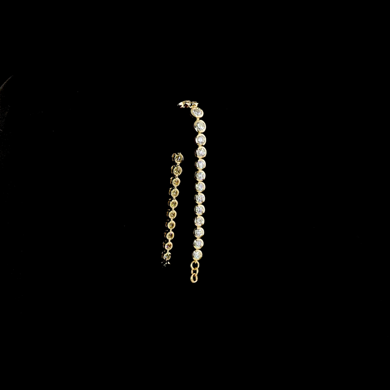 6ctw Bezel Round Riviera Bracelet