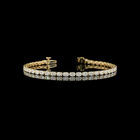 4ctw Prong East West Oval Tennis Bracelet
