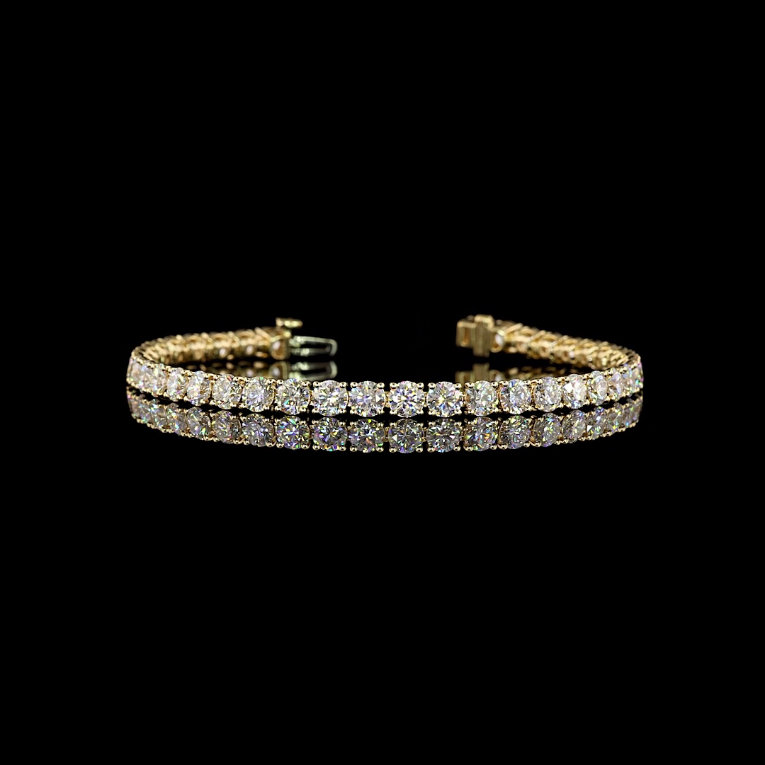 9ctw Prong Round Tennis Bracelet
