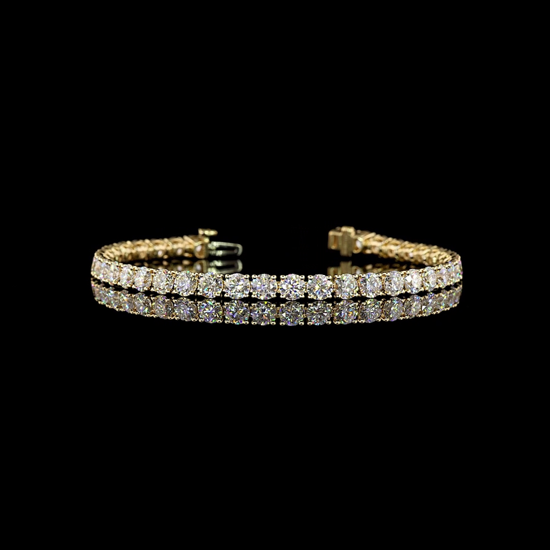 9ctw Prong Round Tennis Bracelet