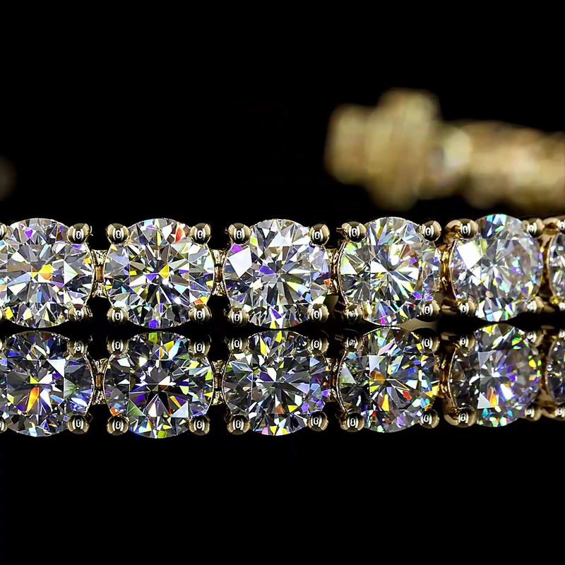 9ctw Prong Round Tennis Bracelet