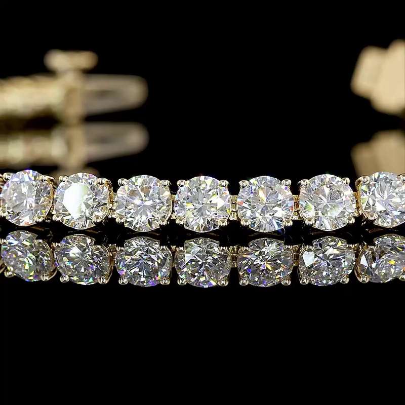 7ctw Prong Round Tennis Bracelet