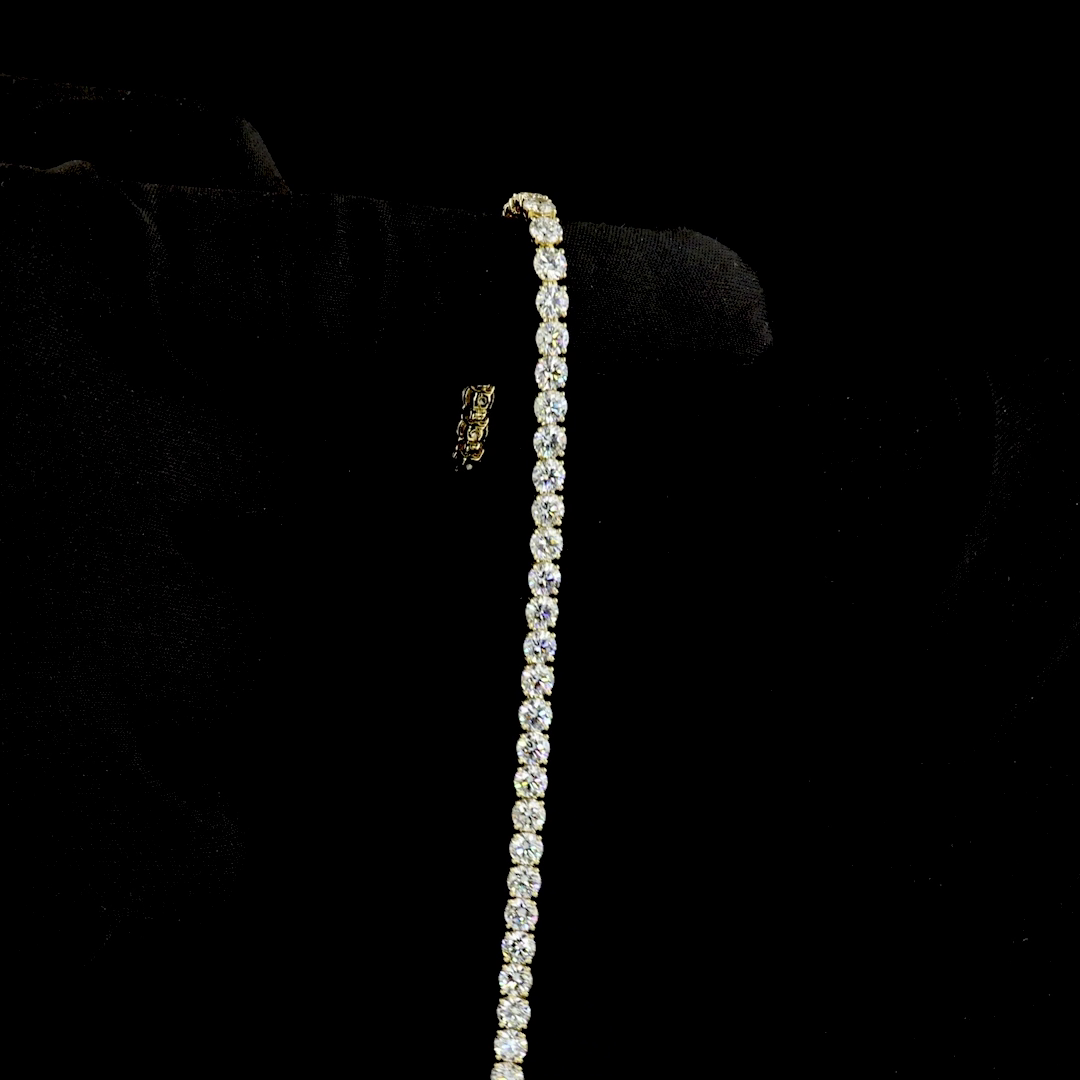 7ctw Prong Round Tennis Bracelet
