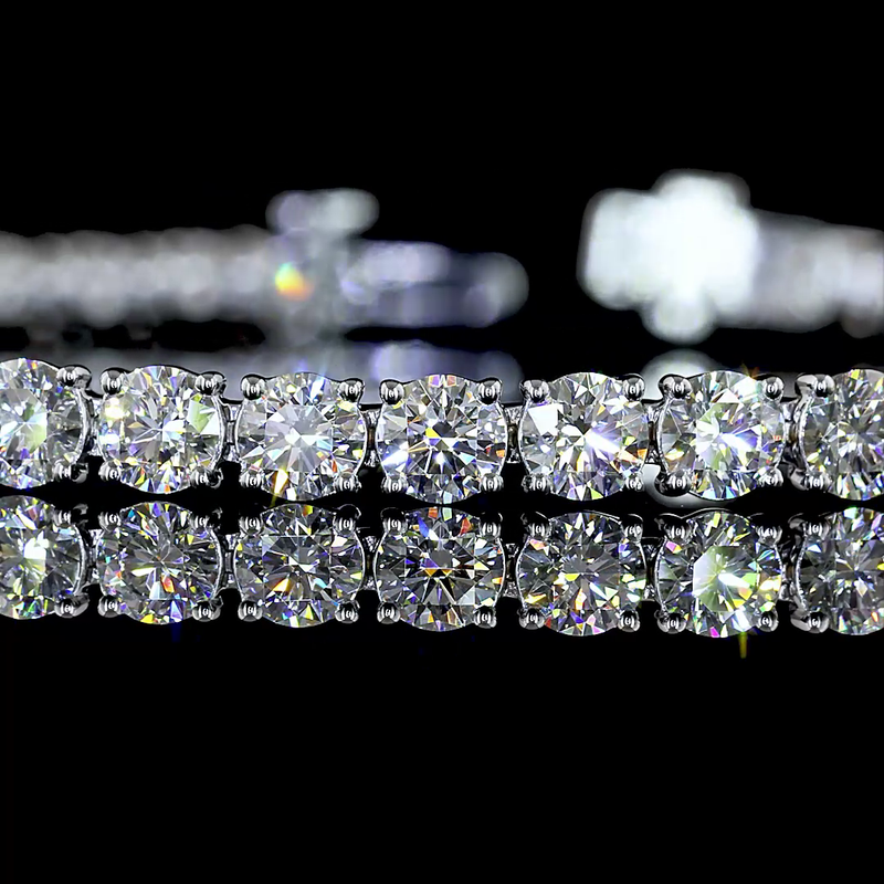 6ctw Prong Round Tennis Bracelet