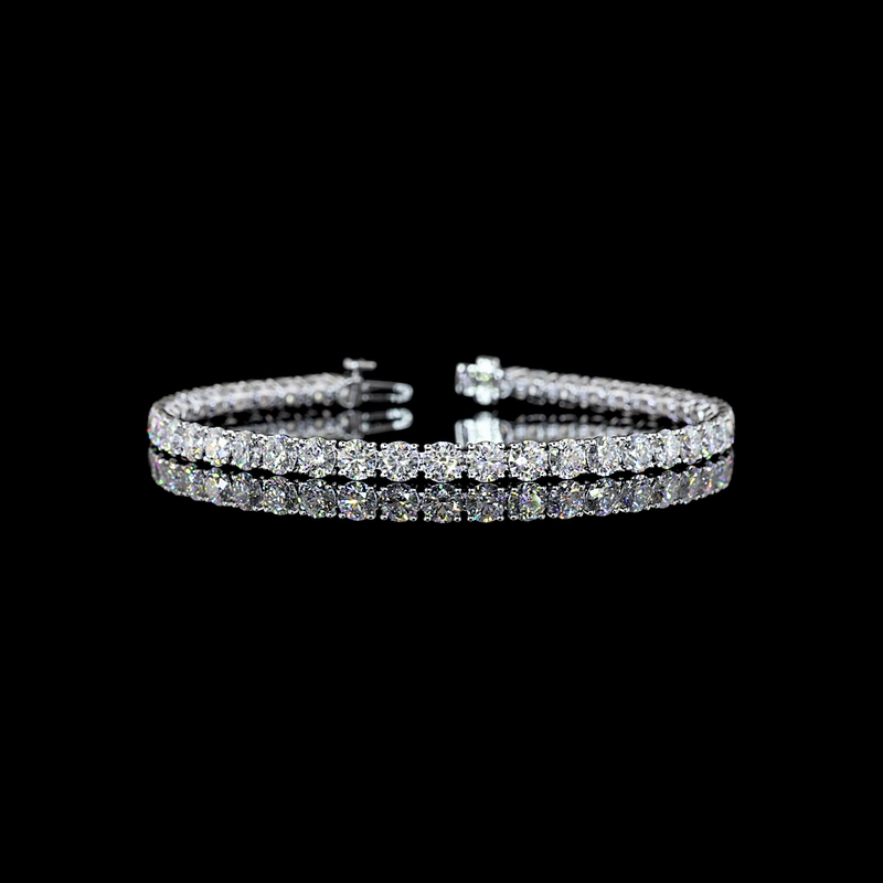 10ctw Prong Round Tennis Bracelet