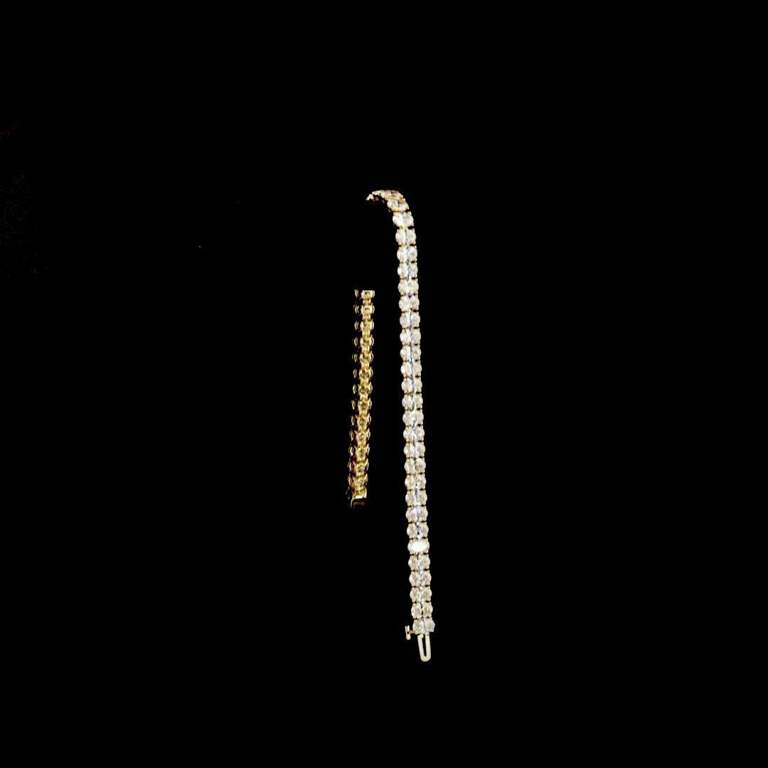 10ctw Prong Oval Tennis Bracelet