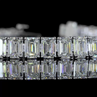 15ctw Prong Emerald Tennis Bracelet
