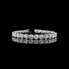 28ctw Prong Round Tennis Bracelet