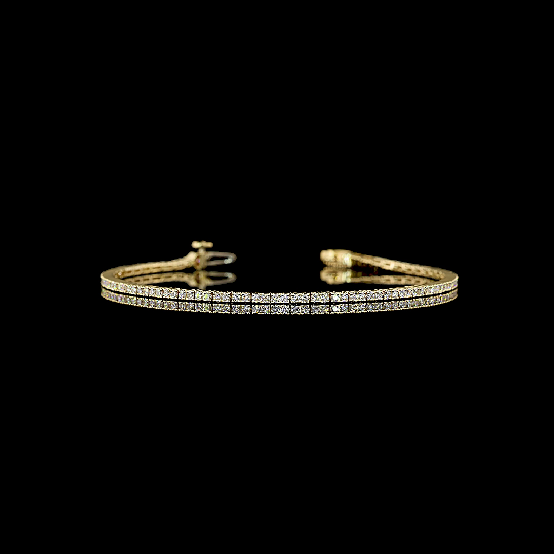 1ctw Prong Round Tennis Bracelet
