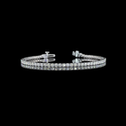 3ctw Prong Round Tennis Bracelet