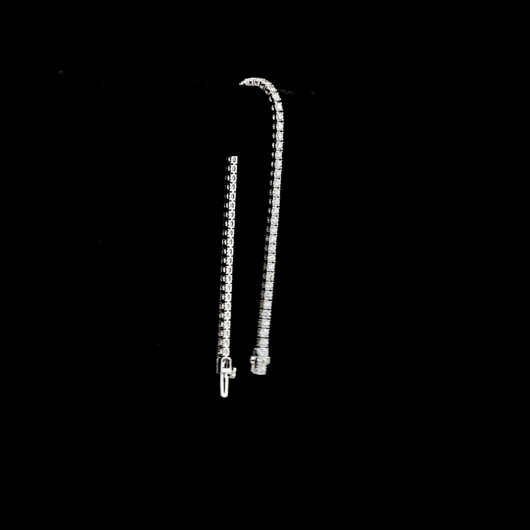 3ctw Prong Round Tennis Bracelet