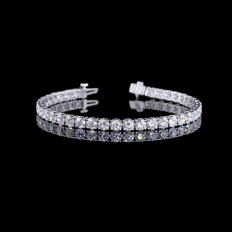 9ctw Prong Round Tennis Bracelet