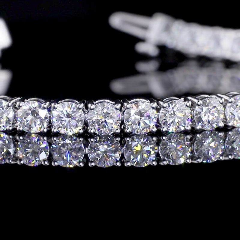 9ctw Prong Round Tennis Bracelet