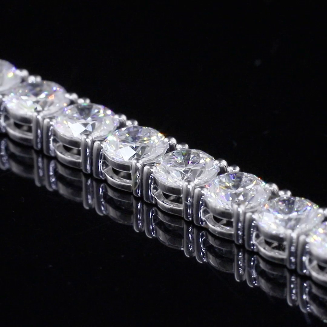 9ctw Prong Round Tennis Bracelet