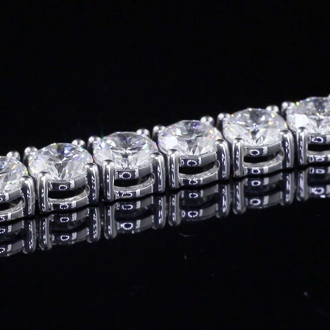 9ctw Prong Round Tennis Bracelet