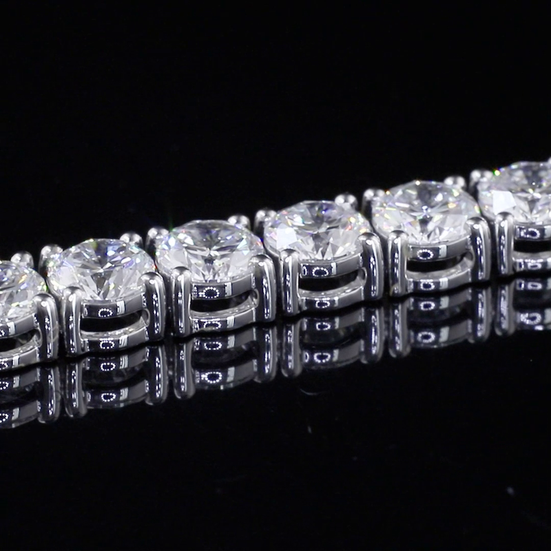 9ctw Prong Round Tennis Bracelet