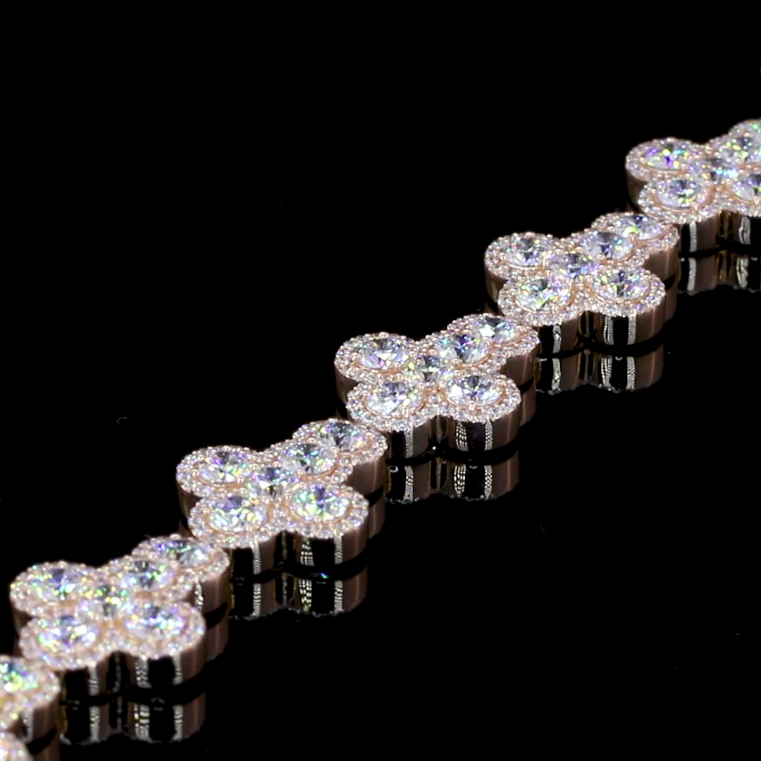 16ctw Prong Round Special Bracelet