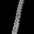 4ctw Bezel East West Emerald Tennis Bracelet