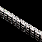 3ctw Bezel East West Emerald Tennis Bracelet